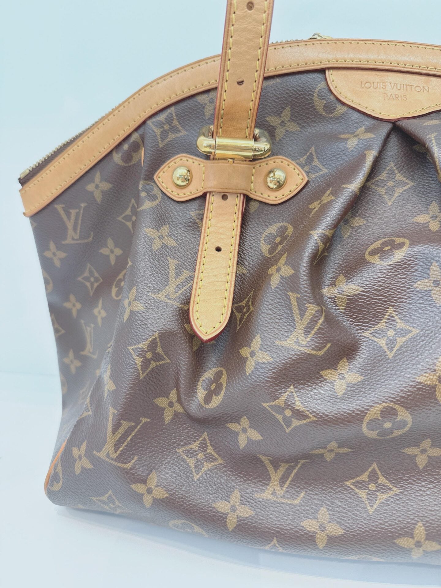 BROWN MONOGRAM TIVOLI GM BAG