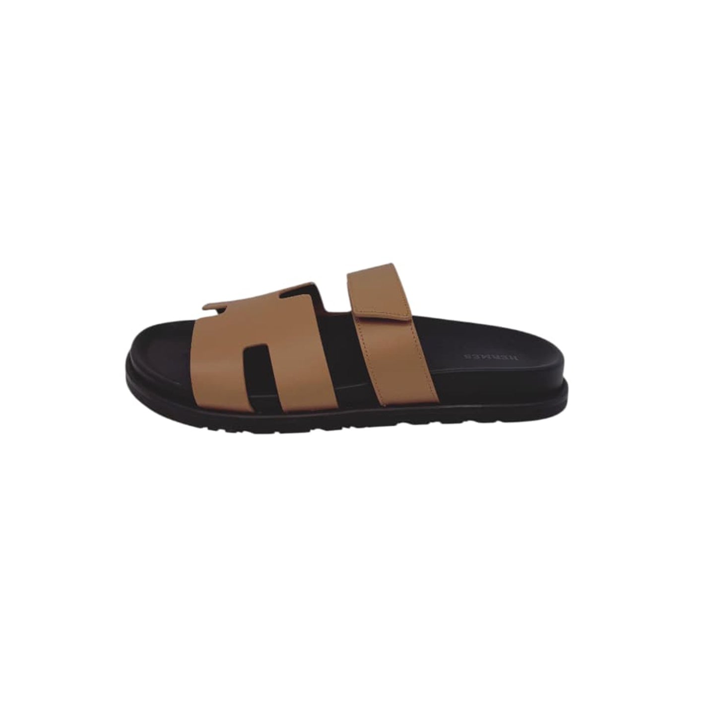 NATUREL CALFSKIN LEATHER CHYPRE SANDALS 43