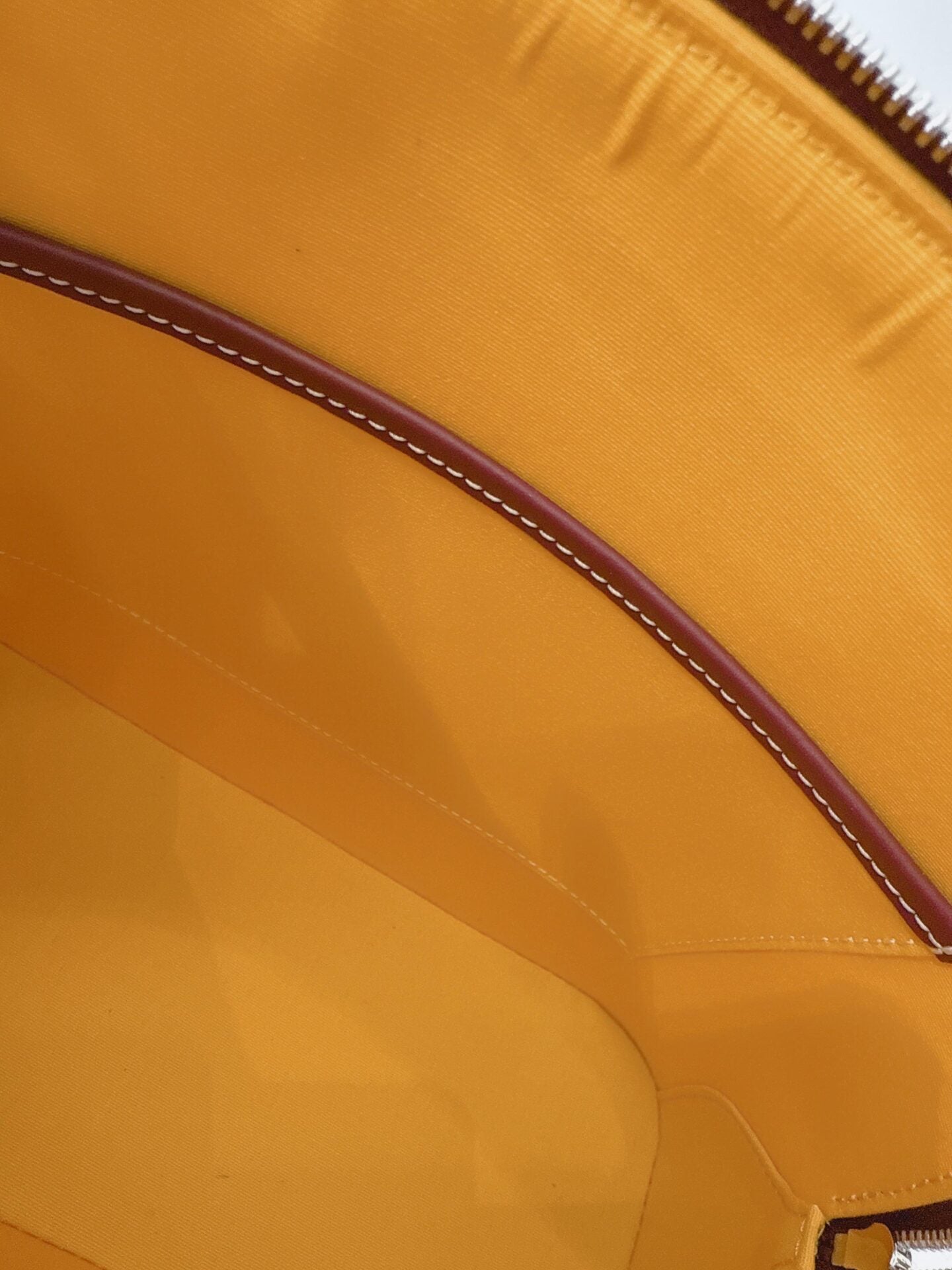 BURGUNDY GOYARDINE COATED CANVAS VENDOME PM BAG