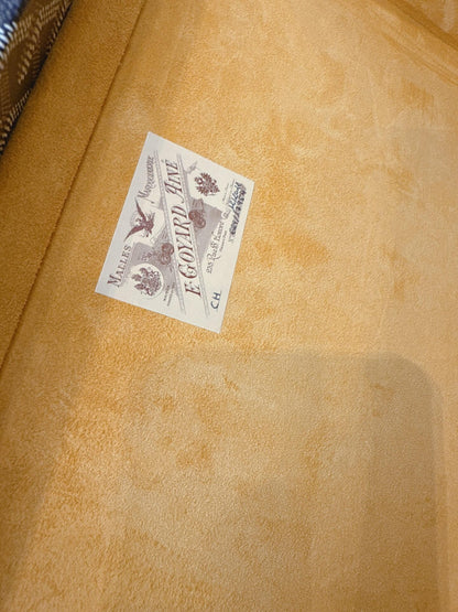 BLACK GOYARDINE COATED CANVAS PALACE MM TRUNK BAG