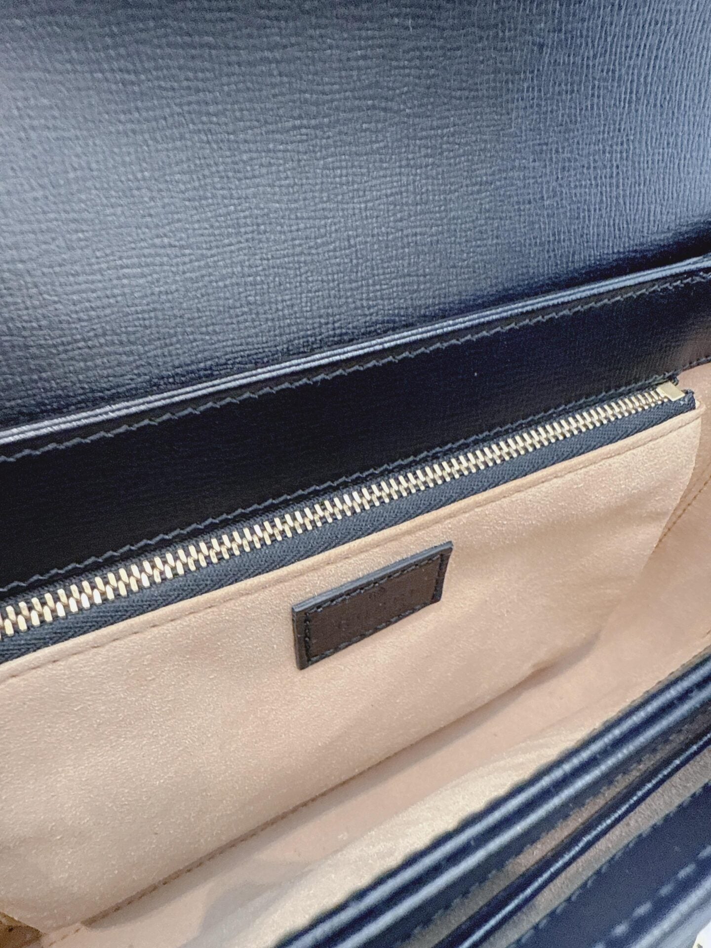 BLACK LEATHER HORSEBIT 1955 MEDIUM SHOULDER BAG