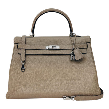 GRIS TOURTERELLE KELLY 35 TOGO LEATHER PALLADIUM HARDWARE