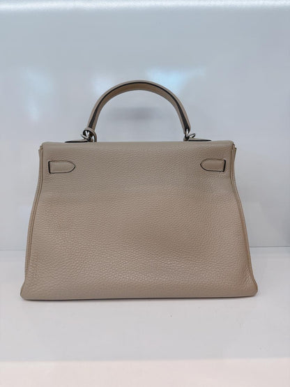 GRIS TOURTERELLE KELLY 35 TOGO LEATHER PALLADIUM HARDWARE