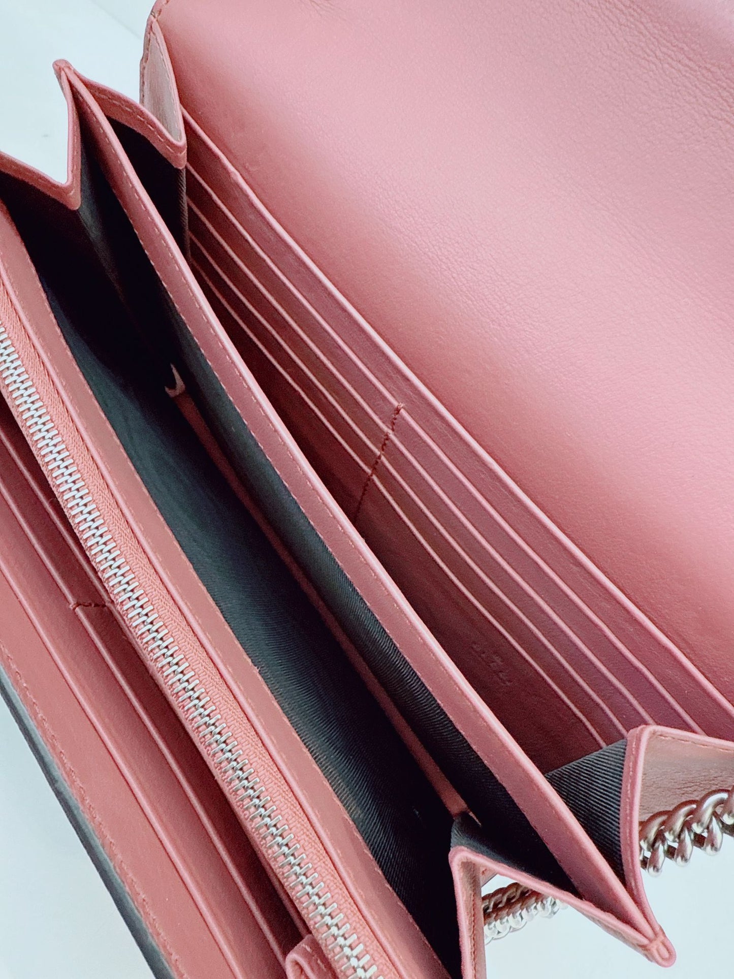 MULTICOLOR GG SUPREME CANVAS BLOOMS DIONYSUS WALLET ON CHAIN