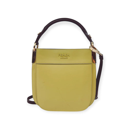 YELLOW  MARGIT HOBO SMALL SHOULDER BAG
