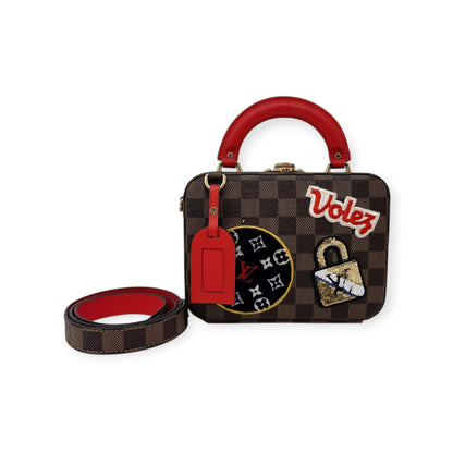 DAMIER EBENE CANVAS LV STORIES BOX BAG