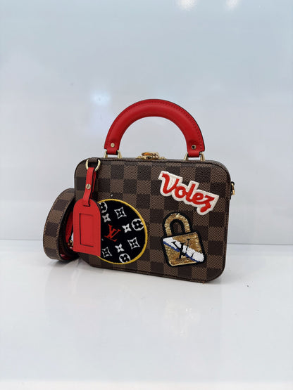 DAMIER EBENE CANVAS LV STORIES BOX BAG