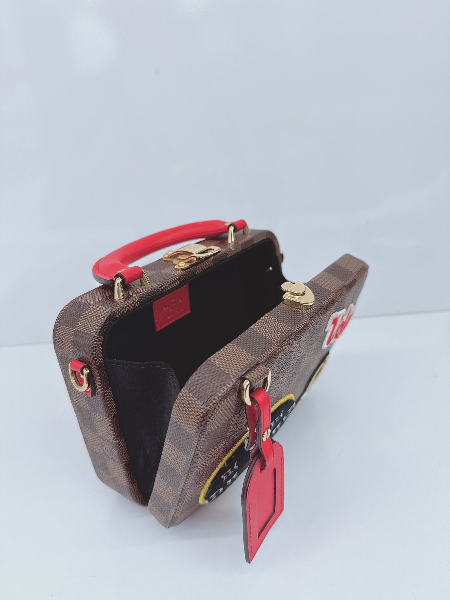 DAMIER EBENE CANVAS LV STORIES BOX BAG