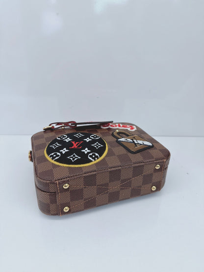 DAMIER EBENE CANVAS LV STORIES BOX BAG