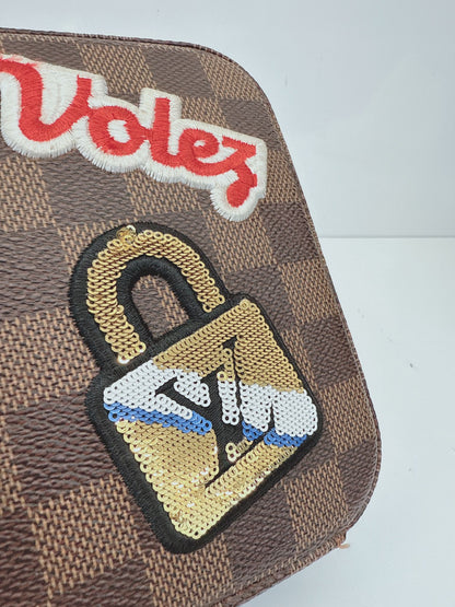 DAMIER EBENE CANVAS LV STORIES BOX BAG