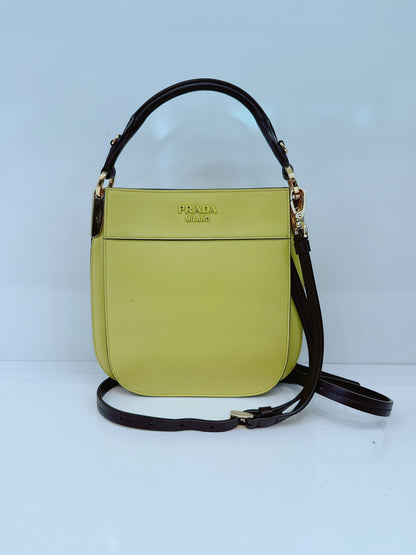 YELLOW  MARGIT HOBO SMALL SHOULDER BAG