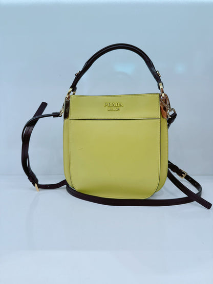 YELLOW  MARGIT HOBO SMALL SHOULDER BAG