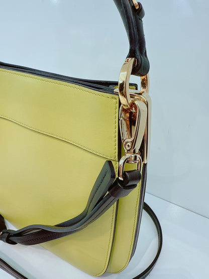 YELLOW  MARGIT HOBO SMALL SHOULDER BAG