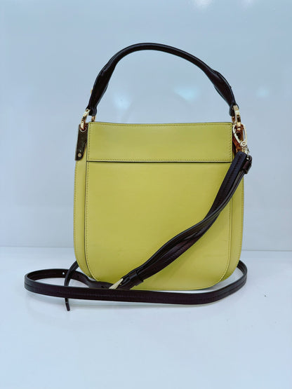 YELLOW  MARGIT HOBO SMALL SHOULDER BAG