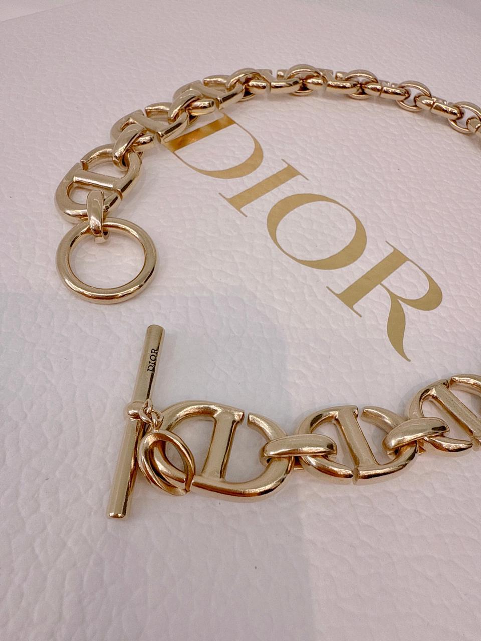 GOLD TONE 30 MONTAIGNE CHOKER NECKLACE