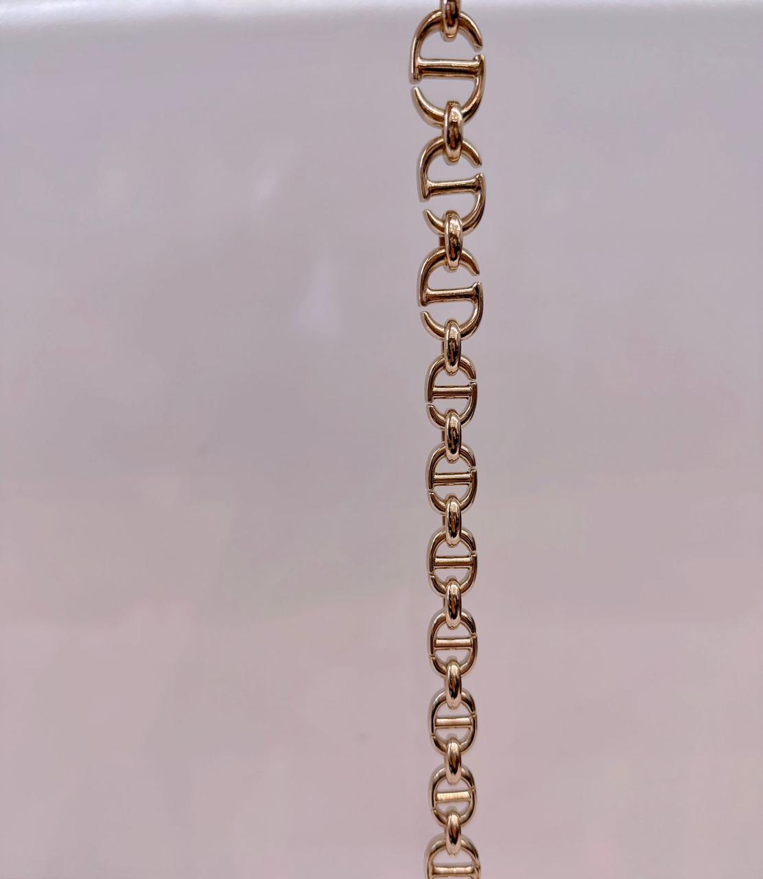 GOLD TONE 30 MONTAIGNE CHOKER NECKLACE