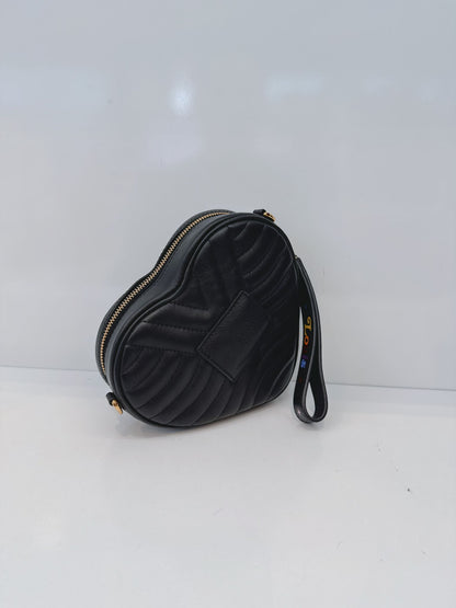 BLACK NEW WAVE HEART BAG