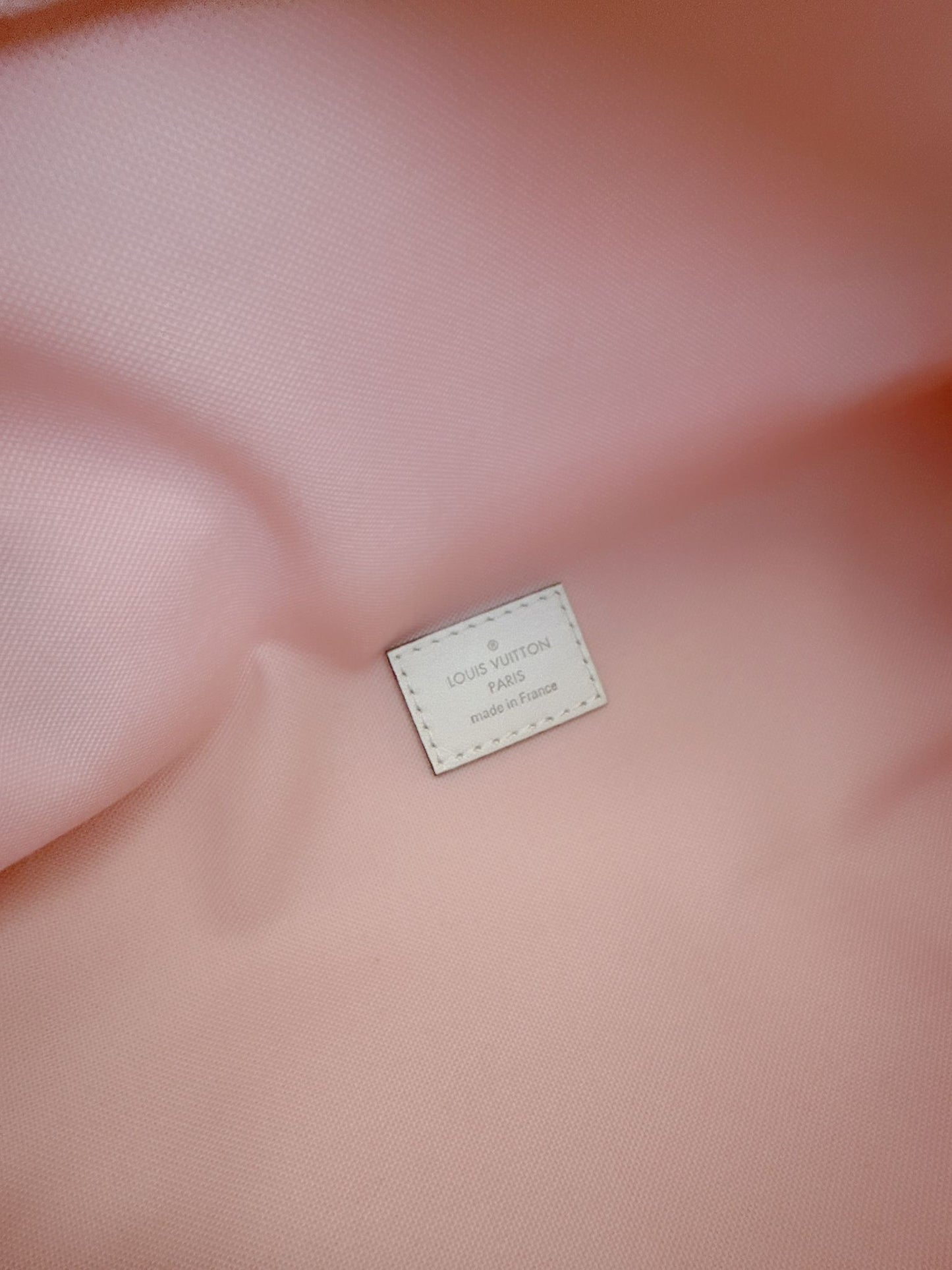 RED PINK WHITE MONOGRAM GIANT BUMBAG