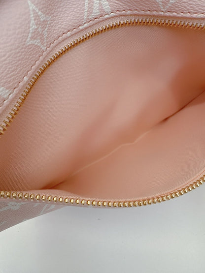 RED PINK WHITE MONOGRAM GIANT BUMBAG