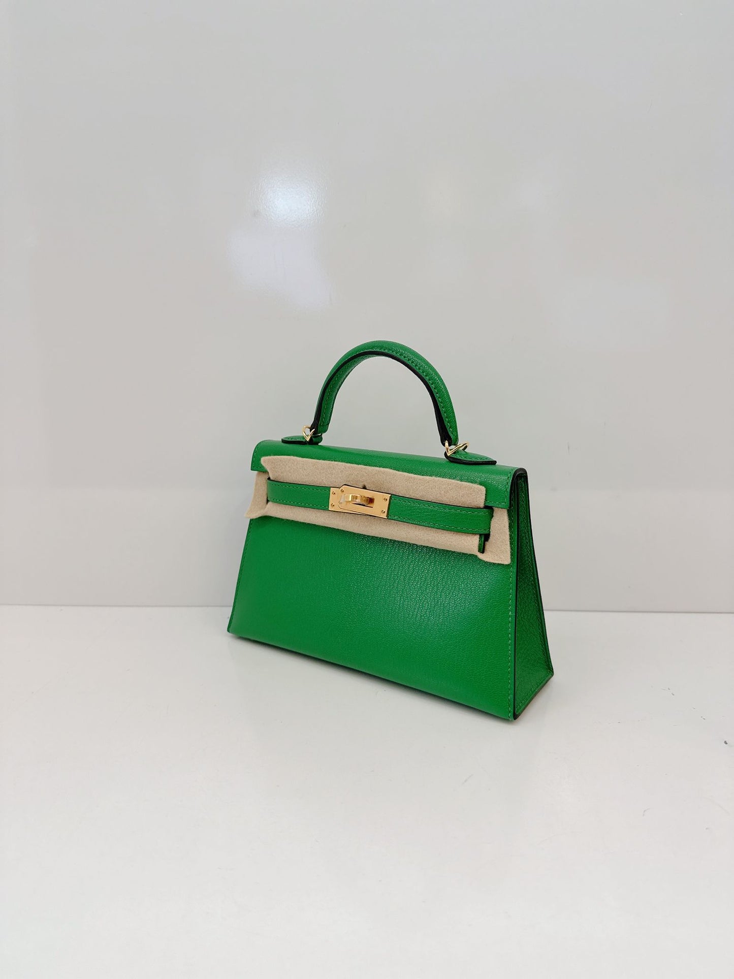 BAMBOO MINI KELLY 20 CHEVRE CHAMKILA GOLD HARDWARE