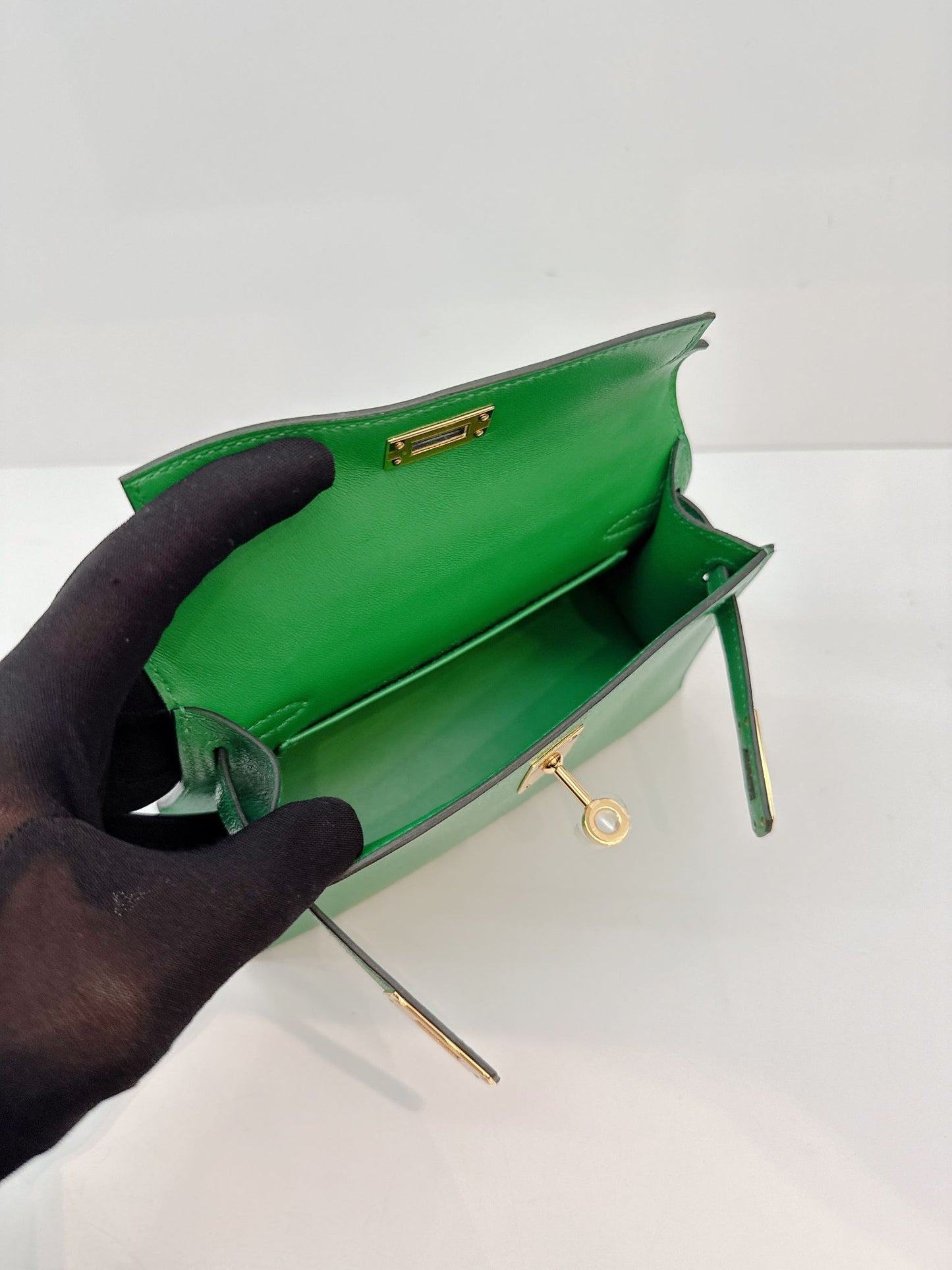 BAMBOO MINI KELLY 20 CHEVRE CHAMKILA GOLD HARDWARE