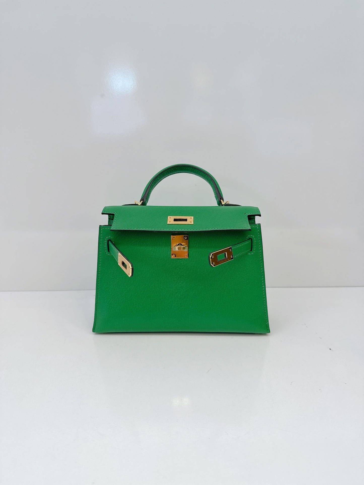 BAMBOO MINI KELLY 20 CHEVRE CHAMKILA GOLD HARDWARE