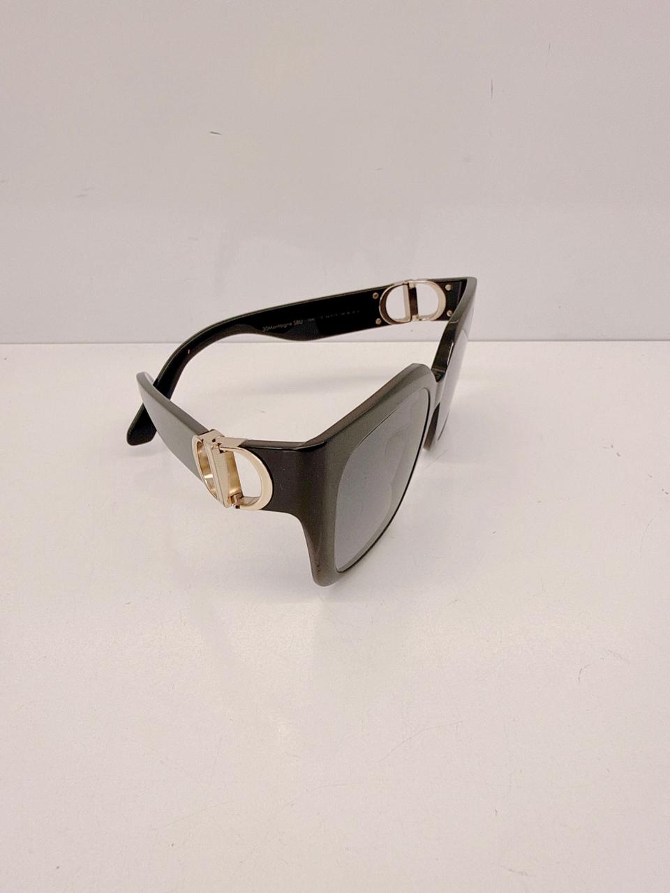 BLACK 30 MONTAIGNE SQUARE SUNGLASSES