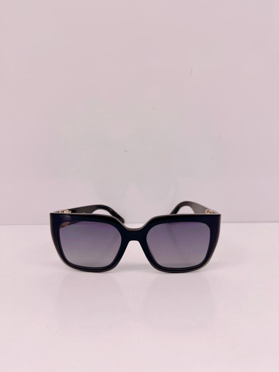 BLACK 30 MONTAIGNE SQUARE SUNGLASSES