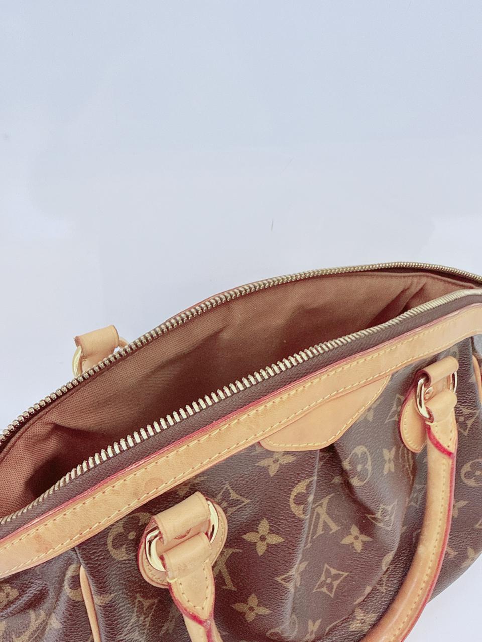 BROWN MONOGRAM CANVAS TIVOLI PM BAG