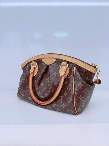 BROWN MONOGRAM CANVAS TIVOLI PM BAG