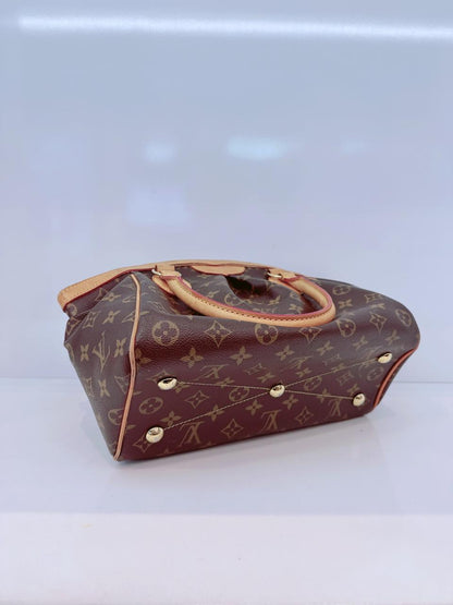 BROWN MONOGRAM CANVAS TIVOLI PM BAG
