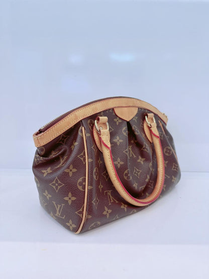 BROWN MONOGRAM CANVAS TIVOLI PM BAG