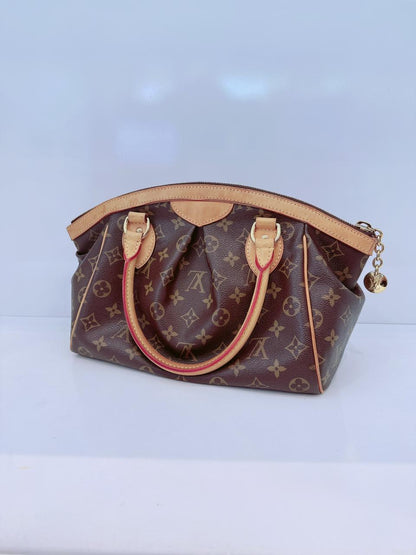BROWN MONOGRAM CANVAS TIVOLI PM BAG