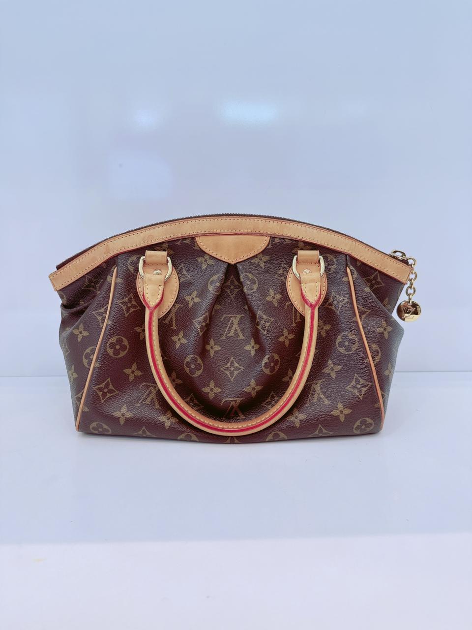 BROWN MONOGRAM CANVAS TIVOLI PM BAG