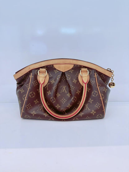 BROWN MONOGRAM CANVAS TIVOLI PM BAG