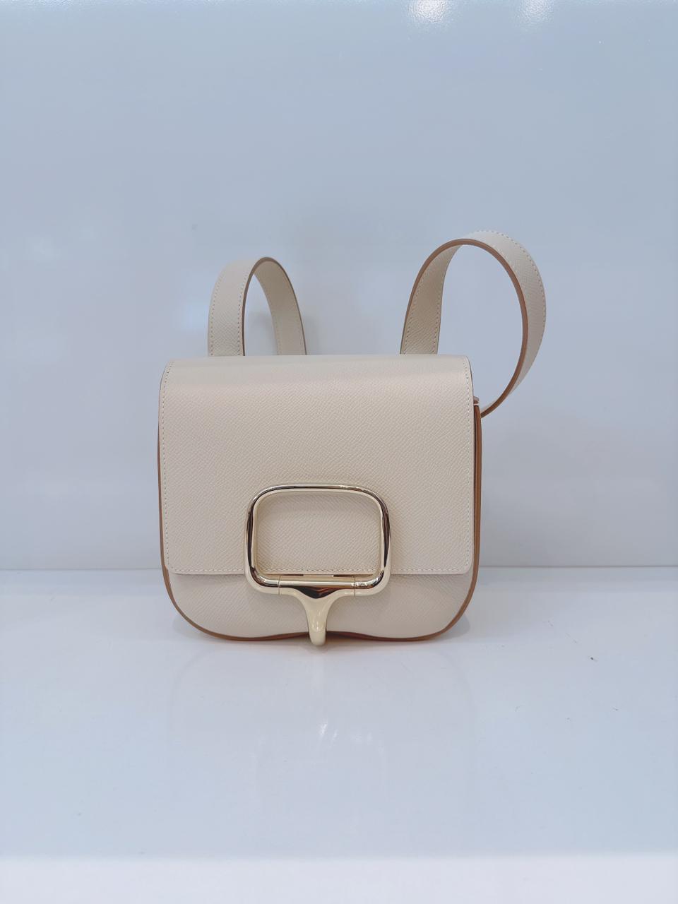 SAC DELA CAVALLERIA MINI CRAEI EPSOM LEATHER PERMABRASS HARDWARE