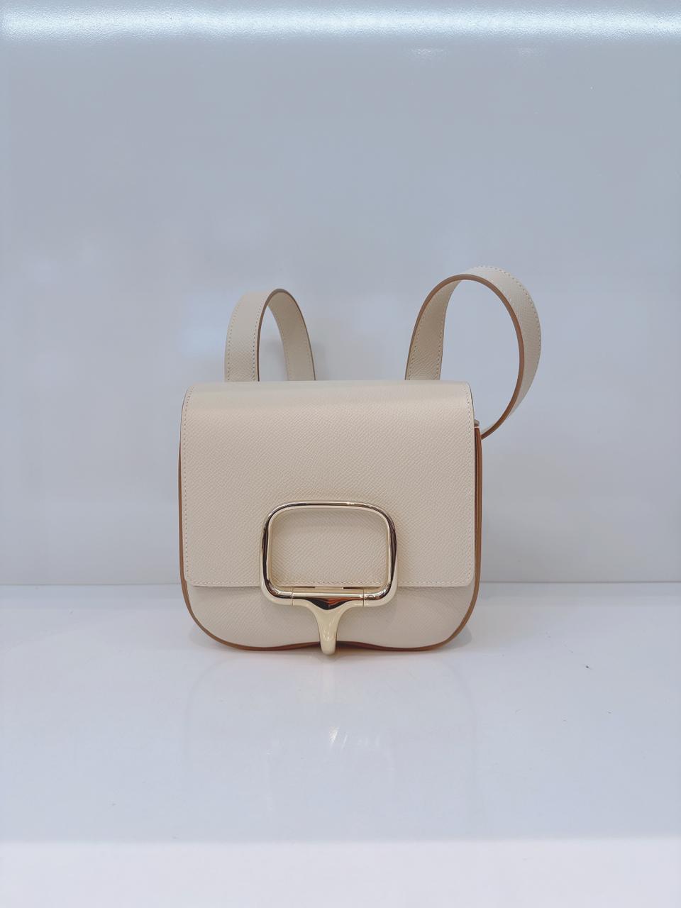 SAC DELA CAVALLERIA MINI CRAEI EPSOM LEATHER PERMABRASS HARDWARE