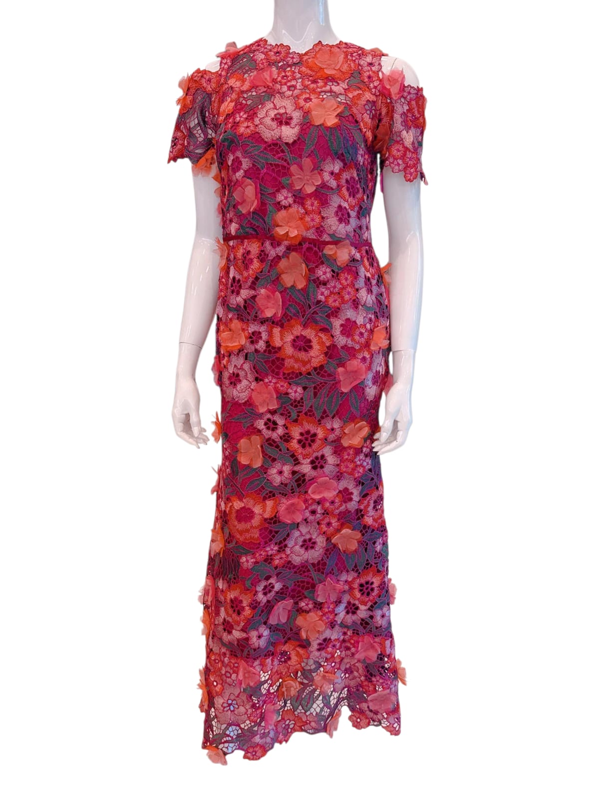FLORAL PRINT LONG DRESS 8