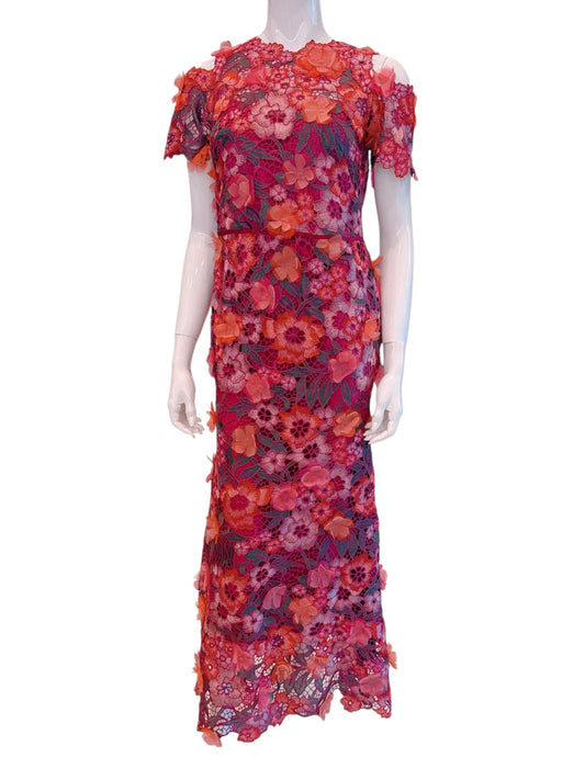 FLORAL PRINT LONG DRESS 8