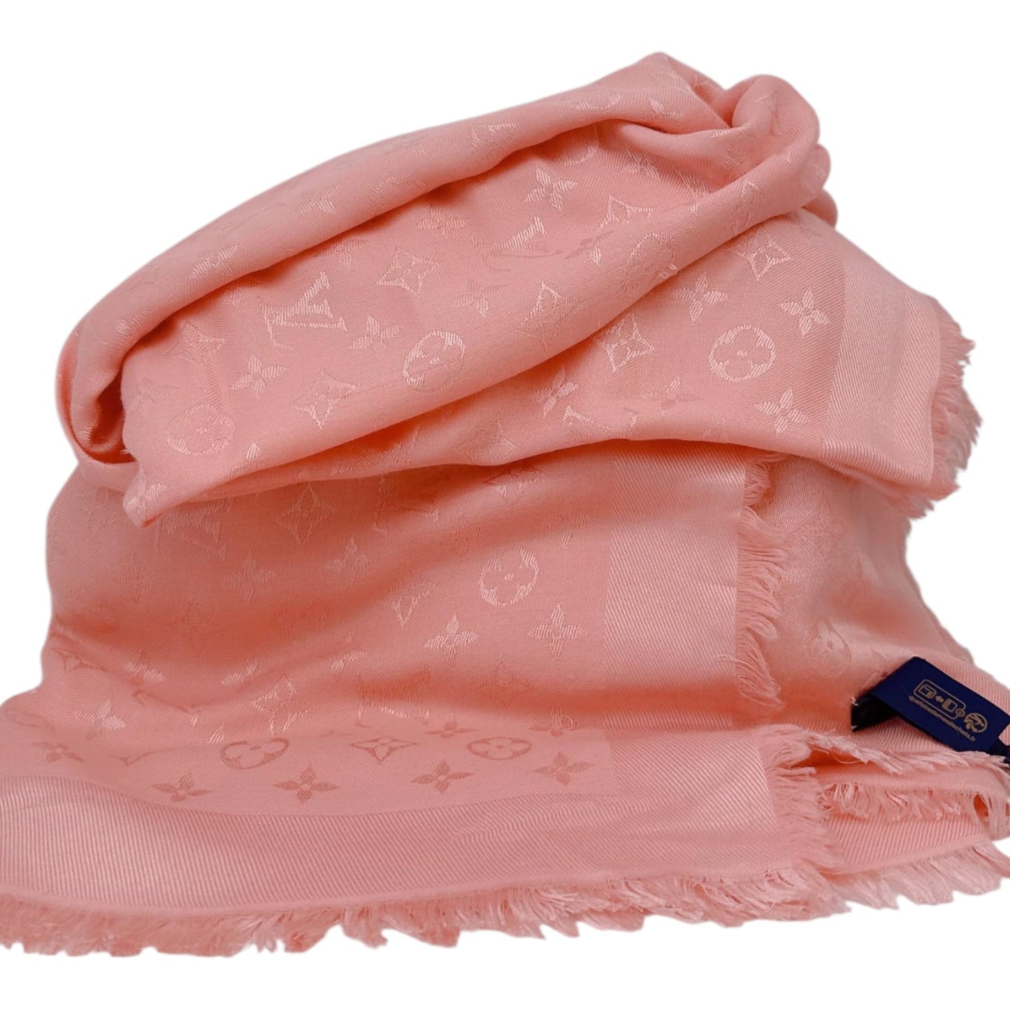 ROSE PALE MONOGRAM CLASSIC SHAWL