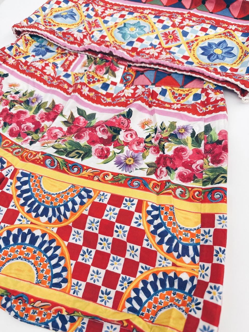 CARETTO PRINT TOP AND SHORT SET 12