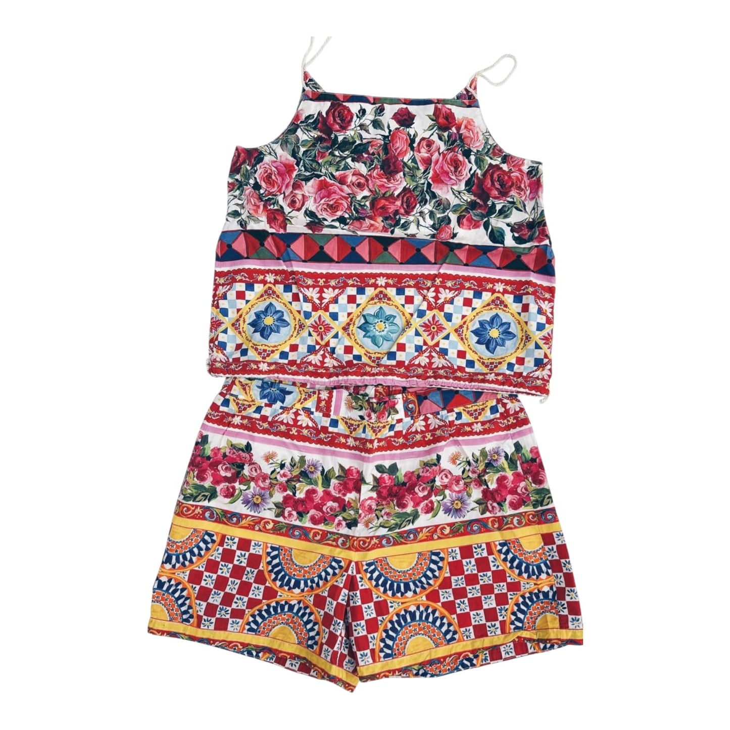 CARETTO PRINT TOP AND SHORT SET 12