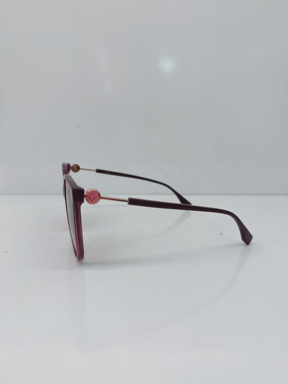 PLUM PURPLE WOMEN FF 0374/S 0T7M2  FM2 SUNGLASSES