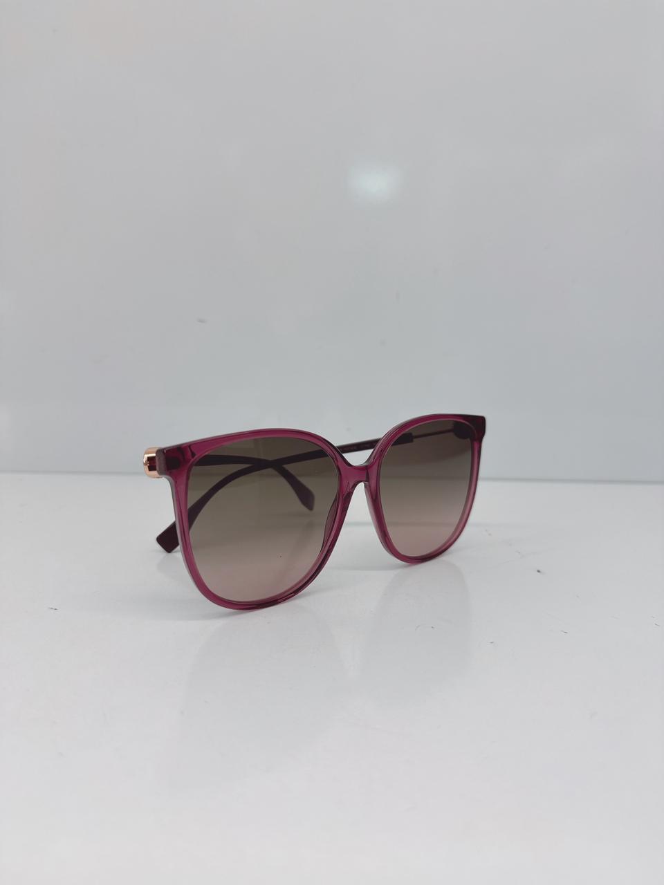 PLUM PURPLE WOMEN FF 0374/S 0T7M2  FM2 SUNGLASSES