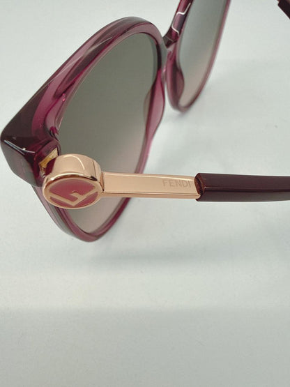 PLUM PURPLE WOMEN FF 0374/S 0T7M2  FM2 SUNGLASSES