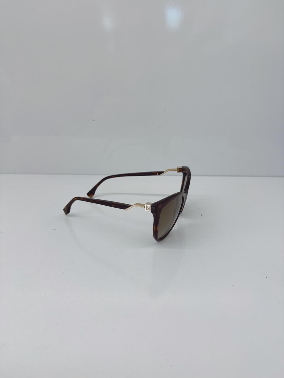 BROWN BLACK GRADIENT CATEYES FF 0200/S TLWO4BR84P FM3 SUNGLASSES