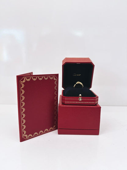YELLOW GOLD TSAVORITE GARNET ONYX PANTHERE DE CARTIER RING SMALL MODEL