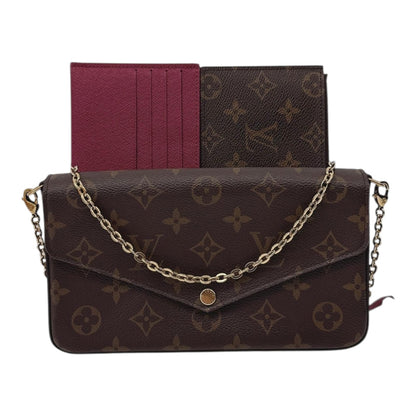 MONOGRAM CANVAS POCHETTE FELICIE CHAIN BAG