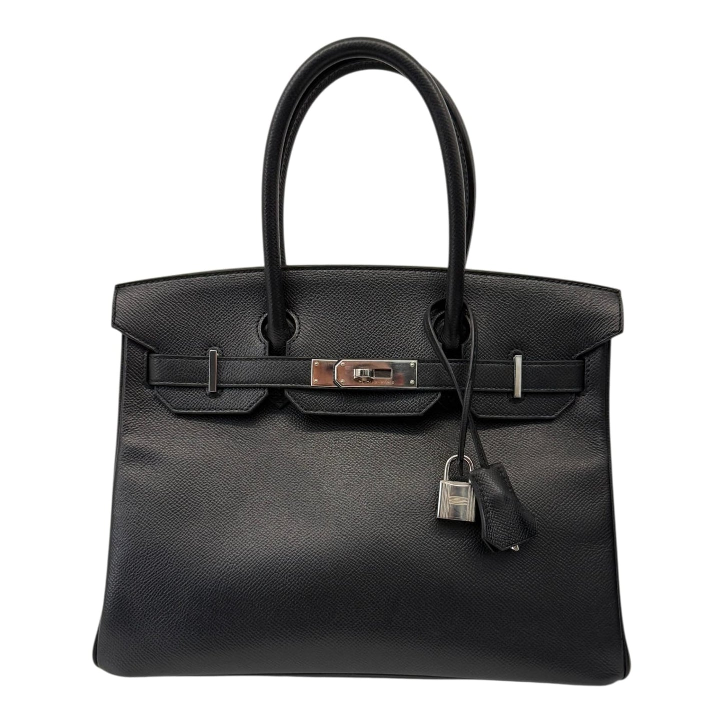 BLACK BIRKIN 30 EPSOM LEATHER PALLADIUM HARDWARE