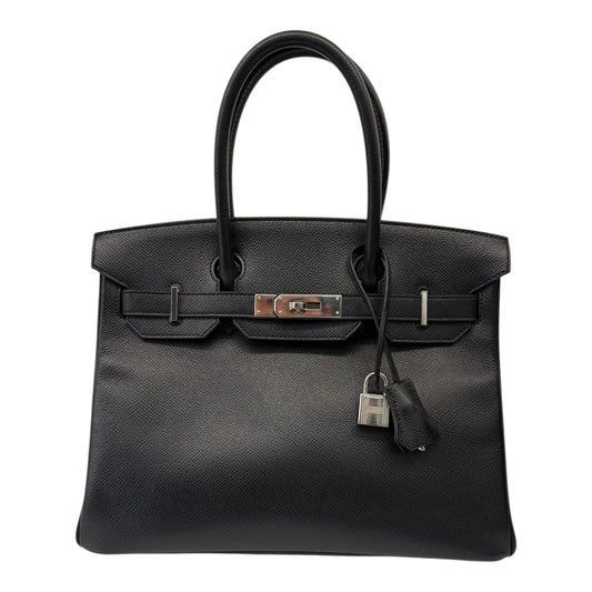BLACK BIRKIN 30 EPSOM LEATHER PALLADIUM HARDWARE